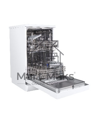 Посудомоечная машина Maunfeld MWF08S, белый, 44.8 см, 9 компл., 49 дБ, класс A+