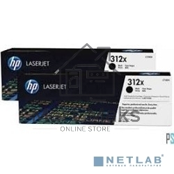 Картридж лазерный двойная упаковка Hewlett-Packard HP 312A CF380XD черный для LaserJet Pro M476dn, M476dw, M476nw 4400 стр.