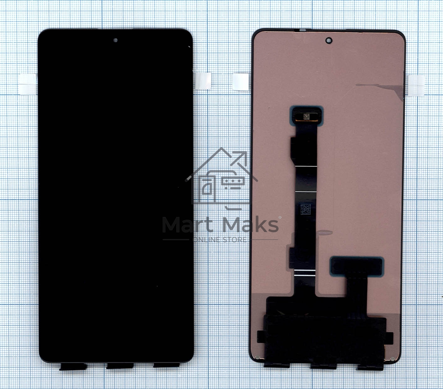 Дисплей для Xiaomi Poco X5 Pro 5G, Redmi Note 12 Pro 5G, 12 Pro Plus 5G в сборе с тачскрином черный