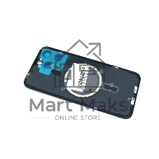 Задняя крышка (стекло) для iPhone 15 Pro Max (A3106) в сборе со стеклом камеры серая