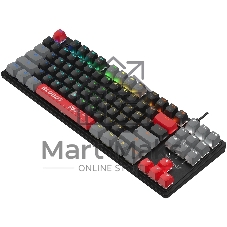 Клавиатура A4Tech S310N механическая черный/красный USB Multimedia for gamer LED кабель 1.8м