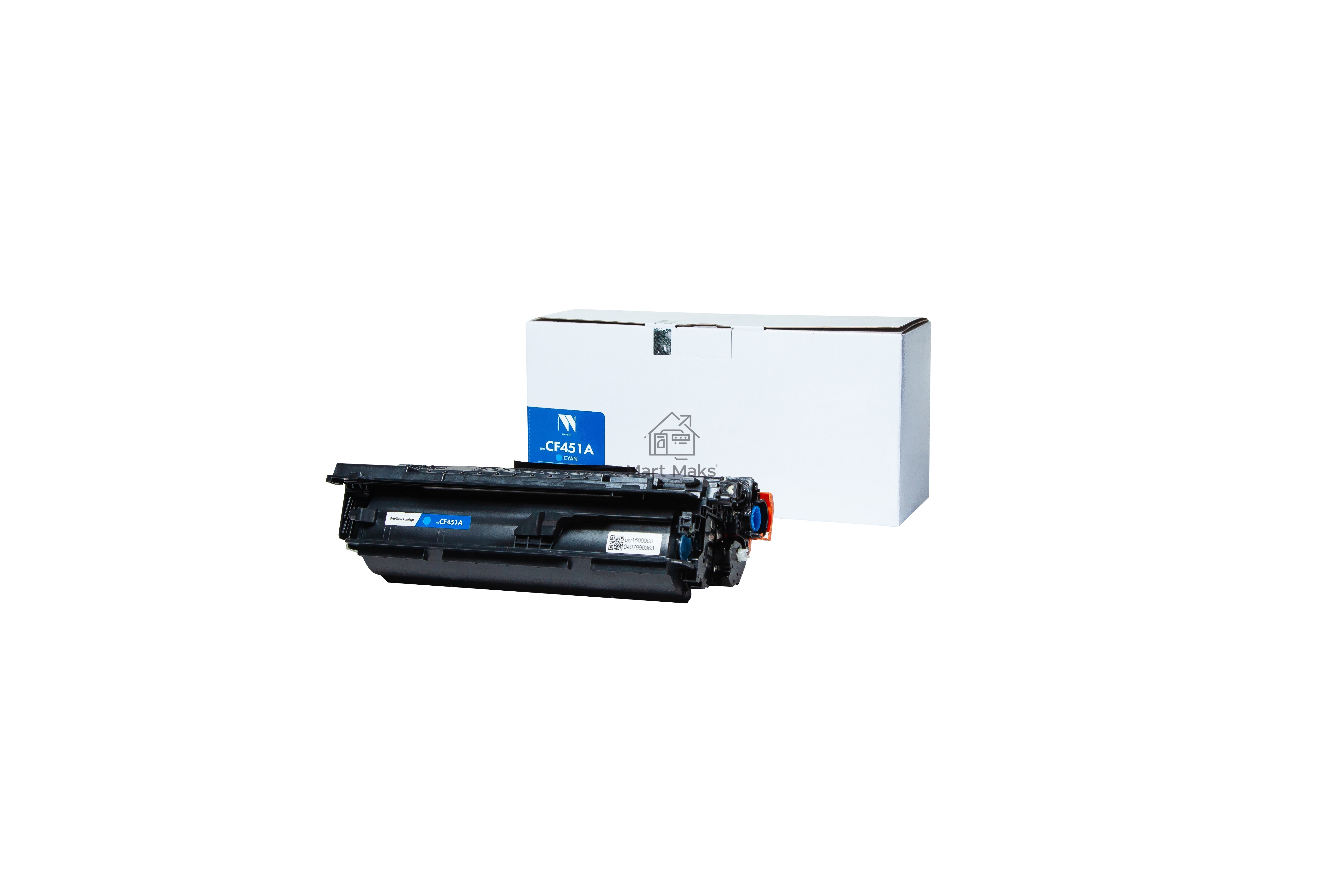 Картридж лазерный NVP совместимый NV-CF451A Голубой для HP LaserJet M652DN/M653DN/M681DH/M653X/M681F/M681Z/M682Z (10500k)