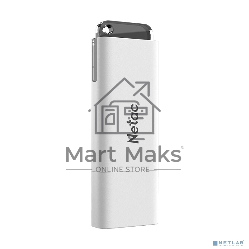 Флешка USB R/W R/W Netac U185 128Gb <NT03U185N-128G-30WH>, USB3.0, с колпачком, пластиковая белая