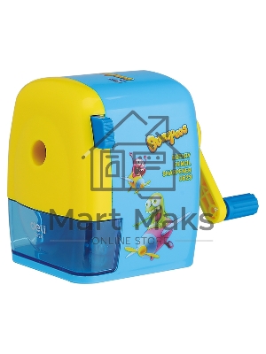 Точилка для карандашей механическая Deli E0629 miYou, 1 отверстие, пластик, ассорти