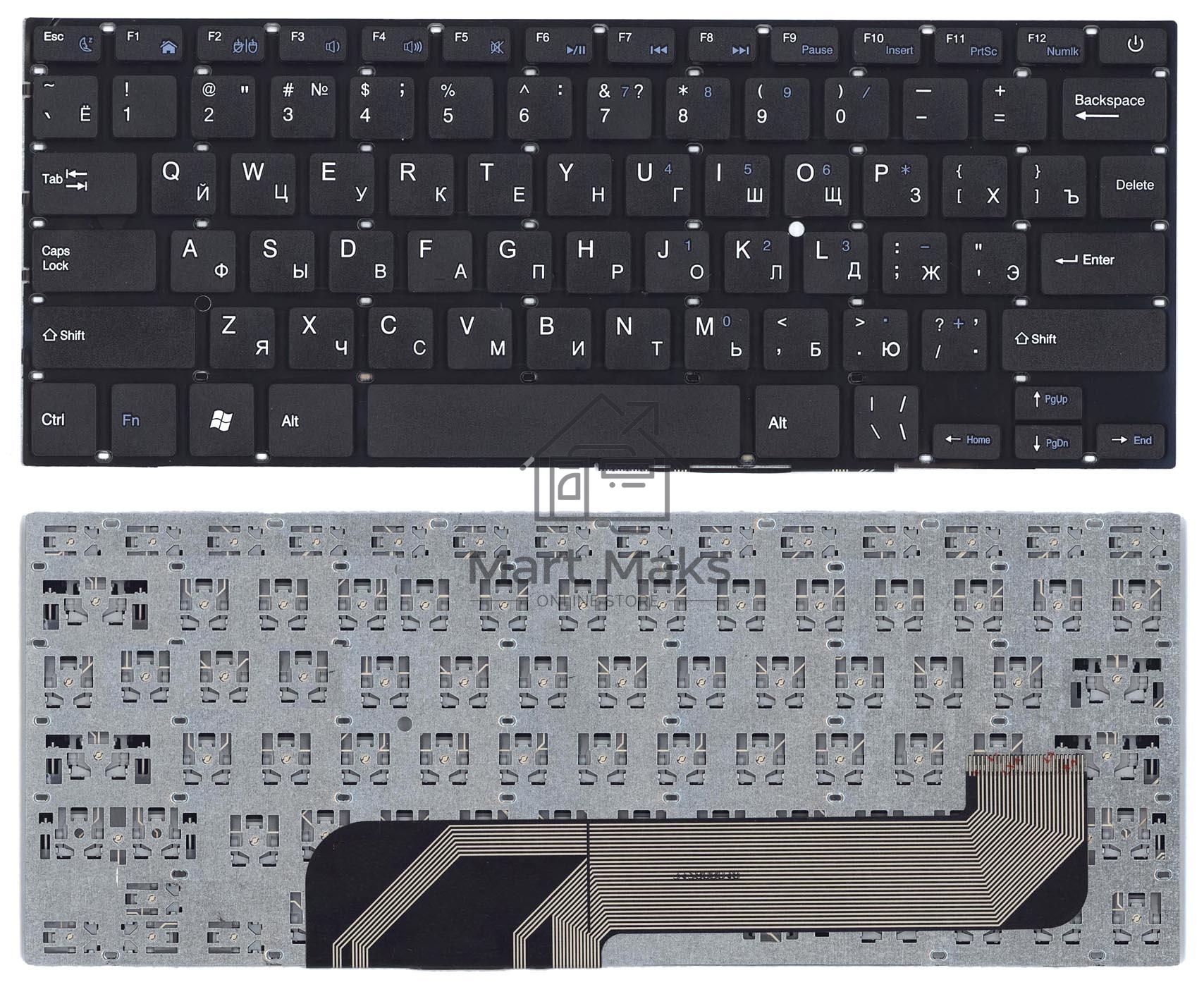 Клавиатура для ноутбука Prestigio Smartbook 141A черная