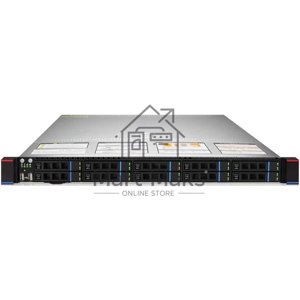 Серверная платформа Gooxi SL101-D10R-G3 1U 10bay server,  2pcs of riser cards 1300W 1+1 PSU EU power cable
