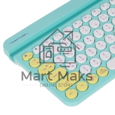 Клавиатура беспроводная A4Tech Fstyler FBK30, USB, Bluetooth/Радиоканал, зеленый