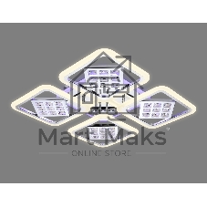 Светильник Ambrella light FA288/4 CH хром 116W 750*750*80 (ПДУ РАДИО 2.4G)