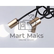 Светильник Ambrella light TR80419/6 BK/GD черный/золото E27/6 max 60W D690*370