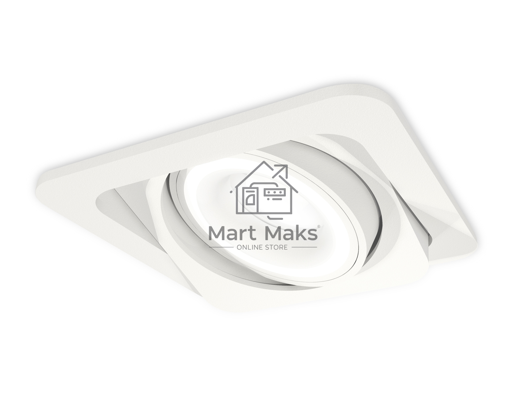 Комплект встраиваемого поворотного светильника Ambrella light XC7658080 SWH/FR белый песок/белый матовый MR16 GU5.3 (C7658, N7110)