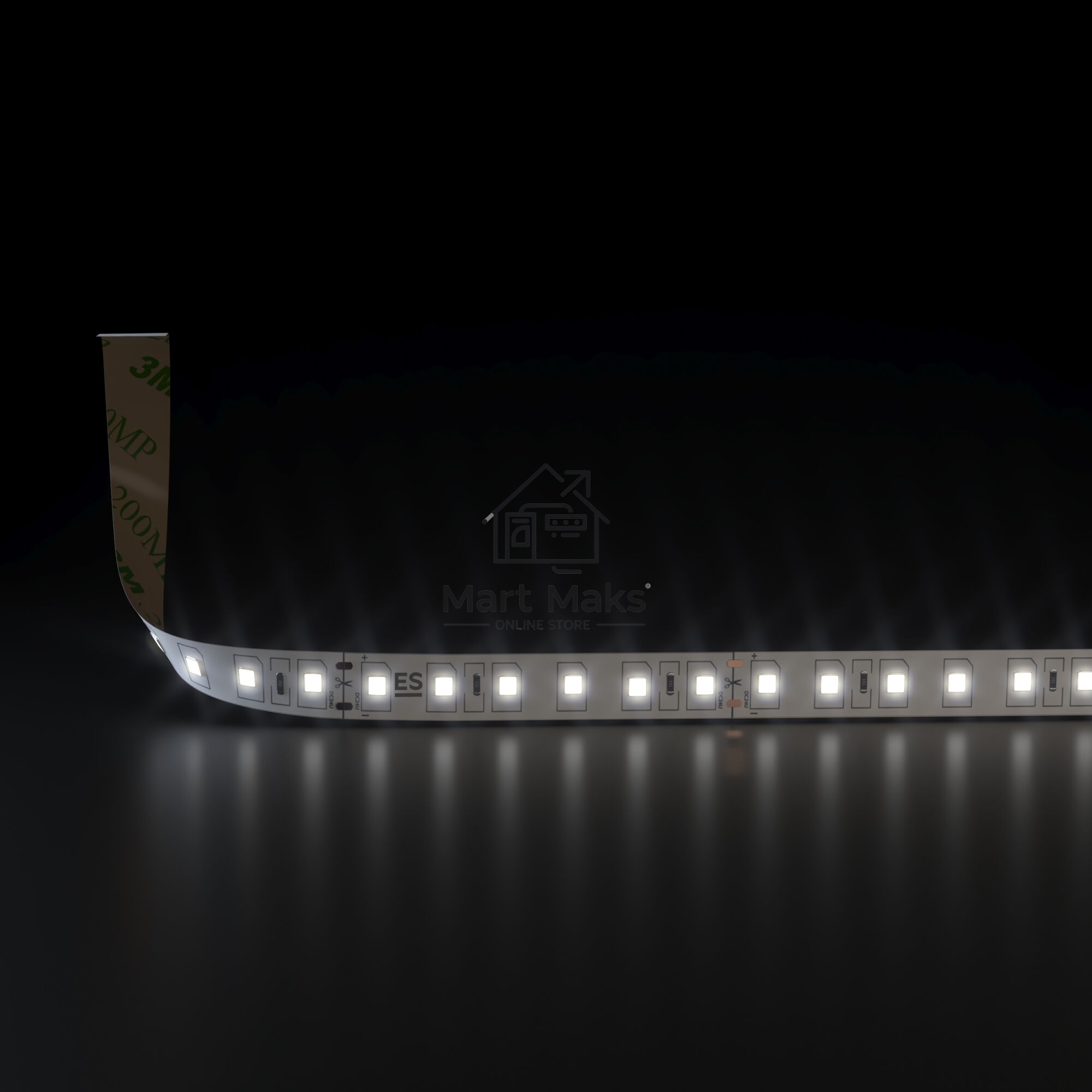 Лента светодиодная 2835 24V 120Led 9,6W IP20 / 120Led 9,6W IP20 4200K дневной белый