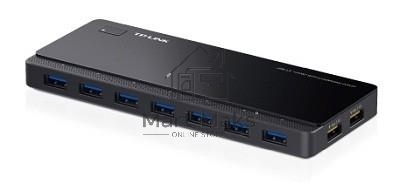 Сетевое оборудование TP-Link UH720 7 ports USB 3.0 Hub with 2 power charge ports (2.4A Max), Desktop, a 12V/4A Power Adapter included