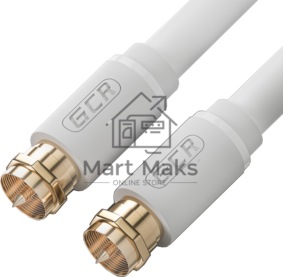 Кабель Greenconnect 1.5m антенный (коаксиальный) Male F81 / Male F81, резьба