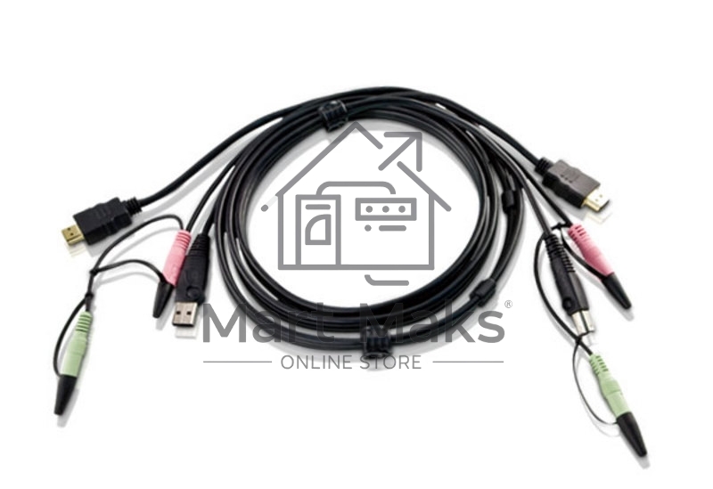 Кабель для переключателей ATEN Custom USB 2.0 HDMI KVM Cable L:1.8m*2L-7D02UH