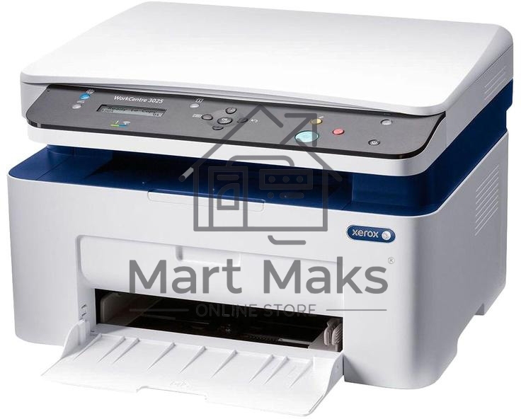 МФУ лазерный Xerox WorkCentre 3025BI (WC3025BI#), A4, ч/б, печ. до 20 стр/мин., скан. до 17 стр/мин. (ч/б) 4 стр/мин. (цвет), 1200 x 1200 dpi (печать) 600 x 600 dpi (скан.), Wi-Fi, USB, Air Print