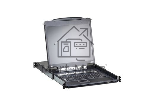 Переключатель KVM 16-портовый IP с ЖК-дисплеем Slideaway/ATEN SINGLE RAIL 16P PS/2-USB LCDKVMP 17INCH WIH IP