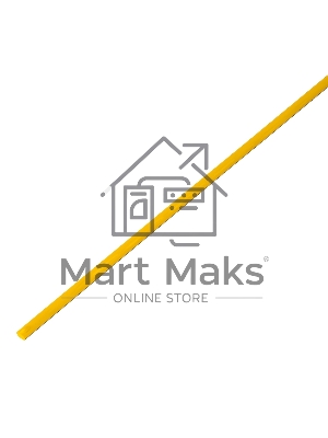 Термоусадочная трубка 4,0/2,0 мм, желтая, упаковка 50 шт. по 1 м PROconnect