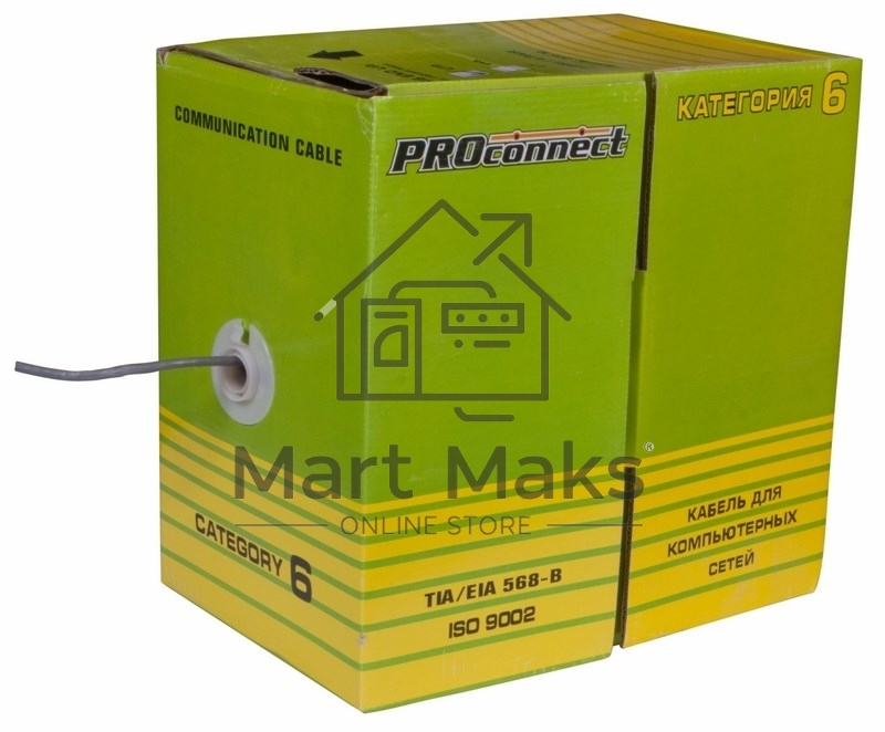 Кабель Proconnect (01-0047-3) Кабель UTP CAT6 4 пары (305м) 0.57 мм CCA 