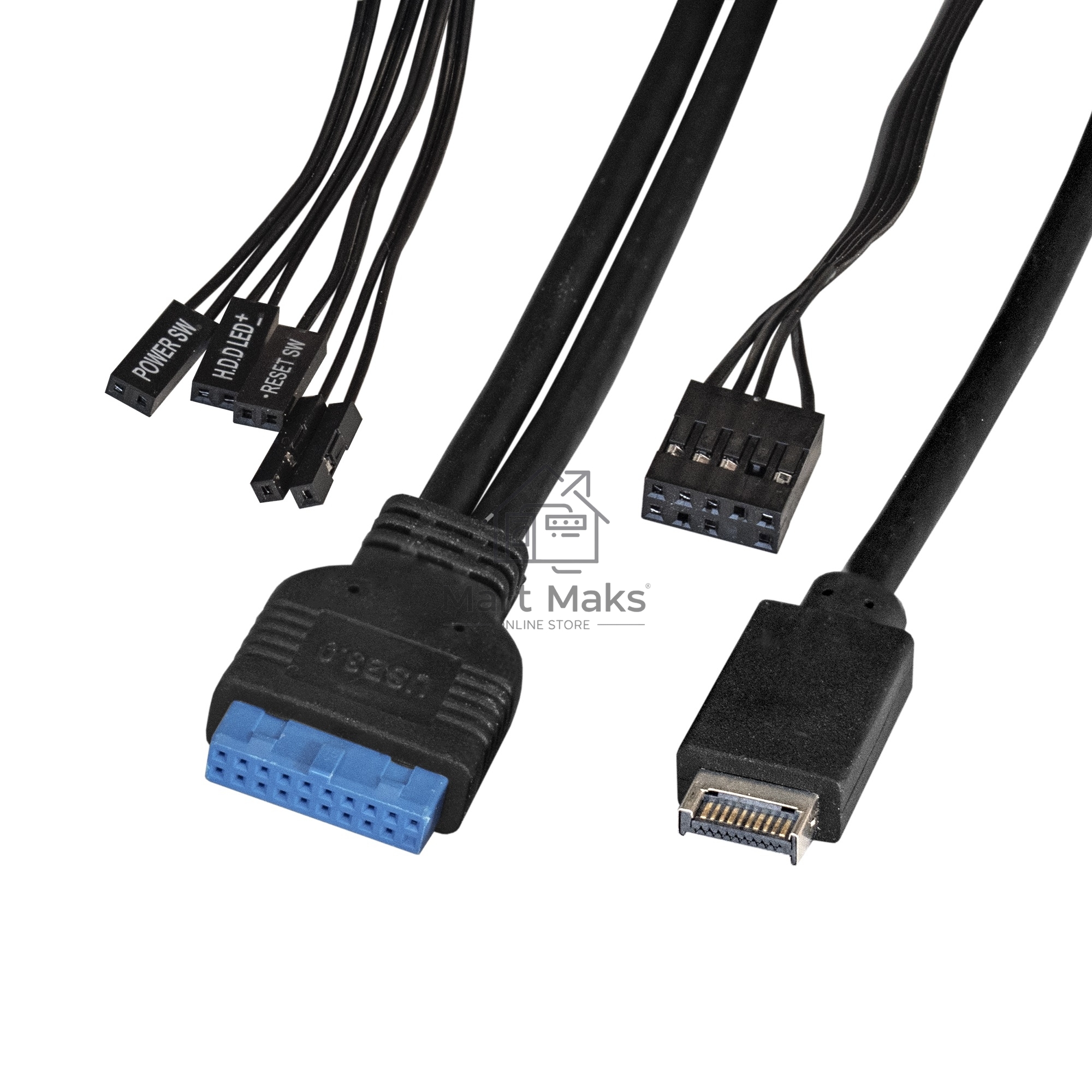 Компьютерный корпус Miditower ExeGate XP-332UC-XP400 (ATX, XP400 с вент. 12см, 2*USB3.0+1*TypeC, аудио, черный)