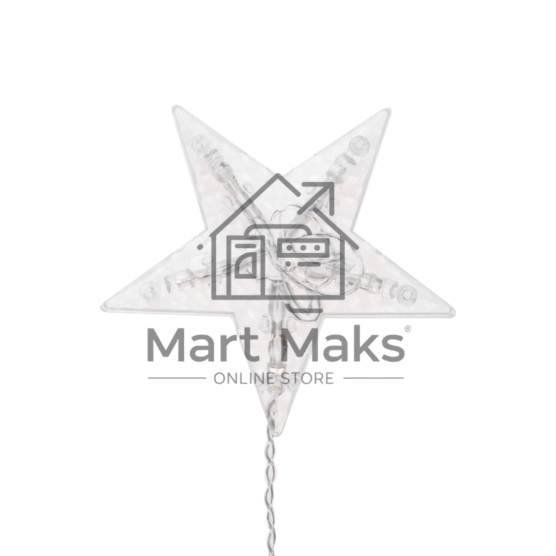 Гирлянда Neon-night Бахрома со снежинками 2,4х0,9м, 150 LED, белый, с контроллером 8 режимов, 230В