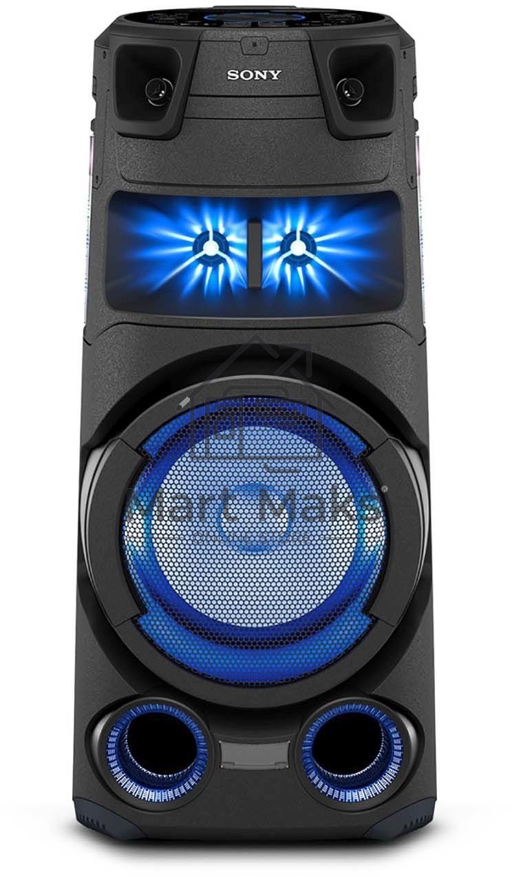 Минисистема Sony MHC-V73D черный CD CDRW DVD DVDRW FM USB BT