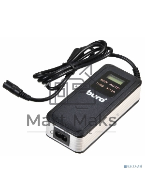 Блок питания Buro BUM-0065A90 автоматический 90W 12V-20V 11-connectors 5A 1xUSB 2.1A от бытовой электросети LСD индикатор