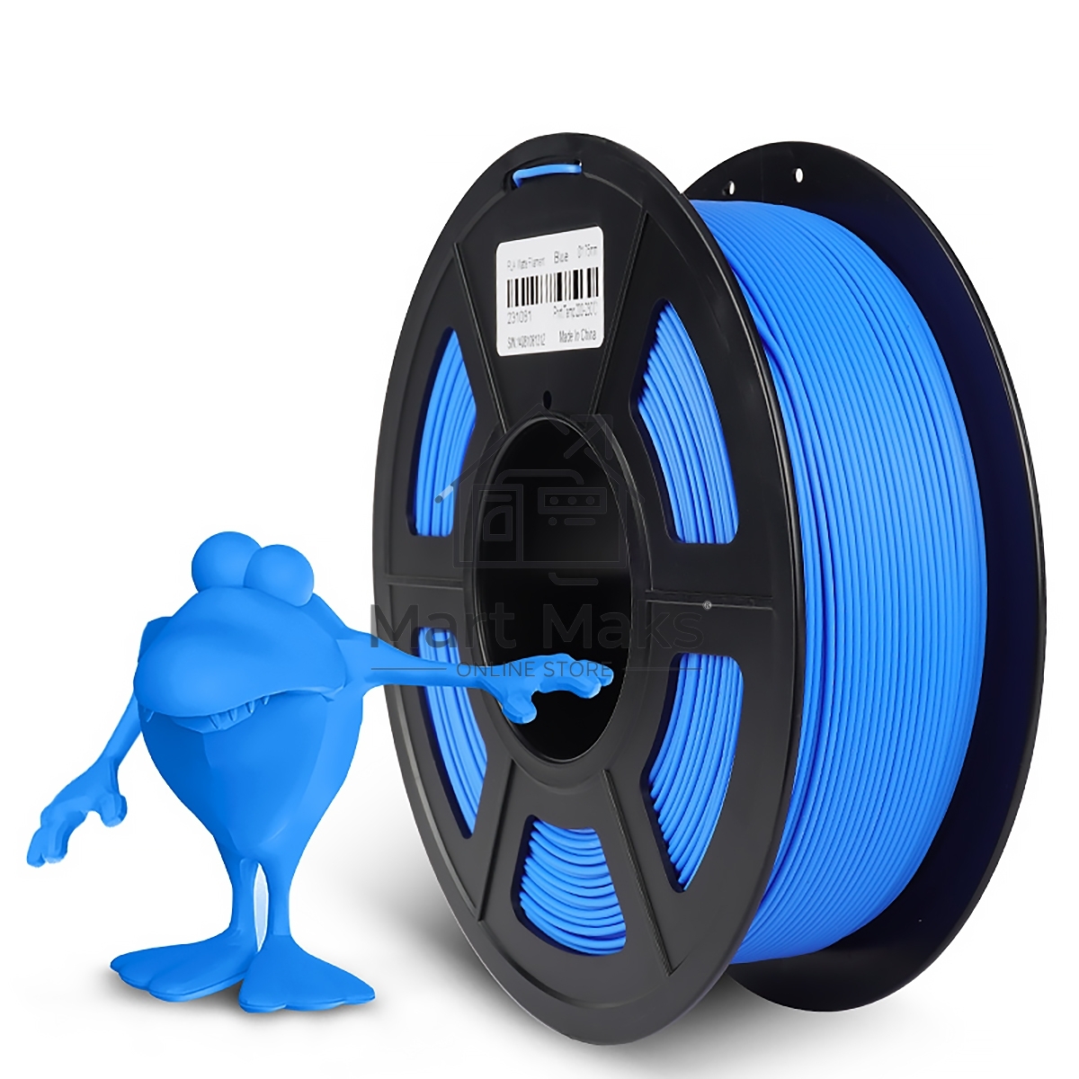 Филамент NVPrint PLA Matte Blue для 3D печати диаметр 1.75мм длина 330 метров масса 1 кг