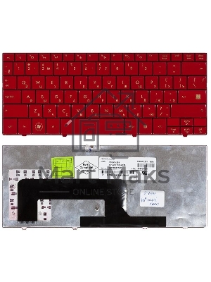 Клавиатура для ноутбука HP mini 700 1000 1100 красная