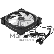 Вентилятор для корпуса PCCooler EF120 ARGb черный, 120 мм, 1500 об/мин, 25.7 дБ, 4 pin