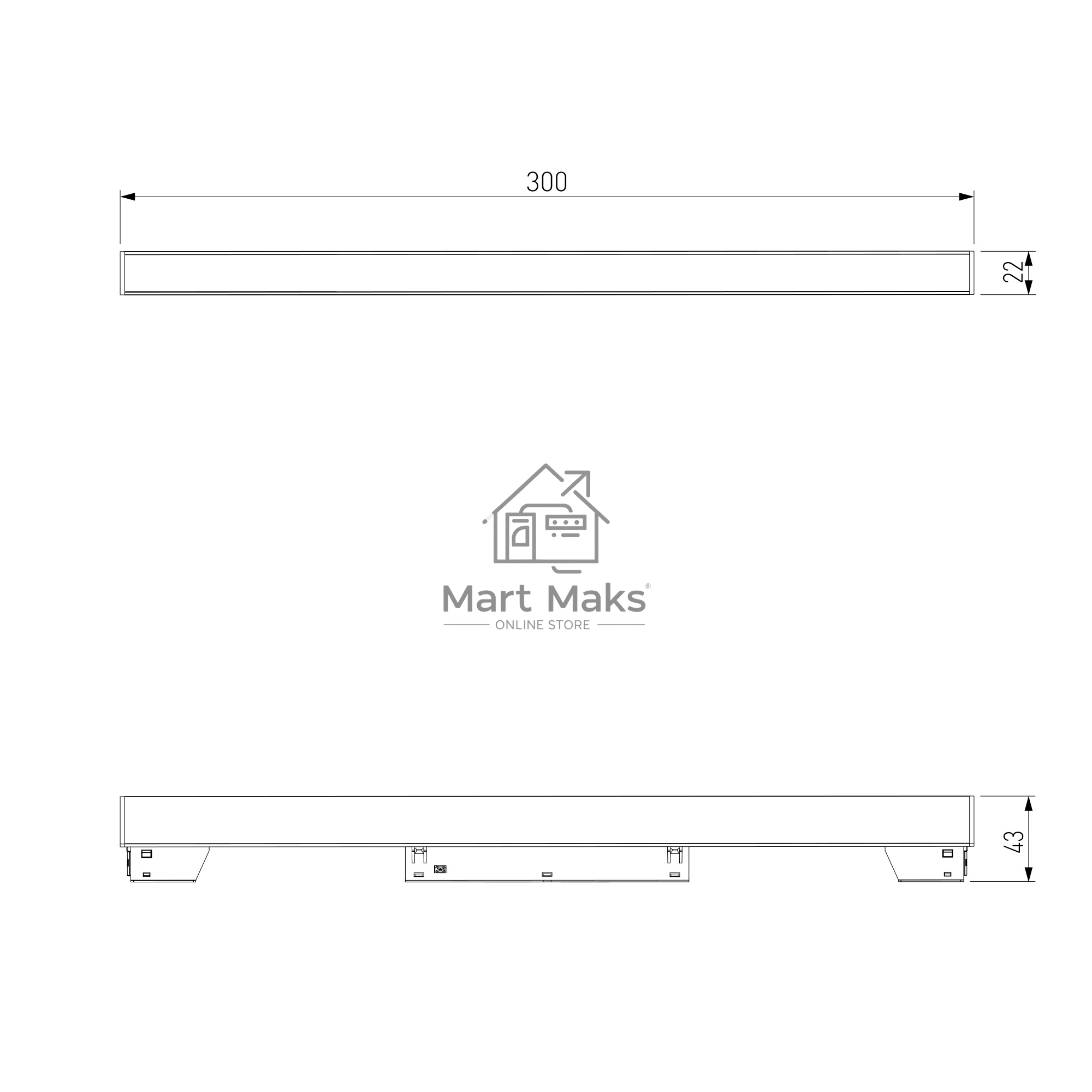Трековый светильник Slim Magnetic L01 10W 3000K (черный) 85000/01
