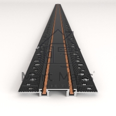 Flat Magnetic Шинопровод встраиваемый (2м) чёрный 85130/00