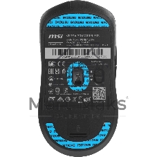 Мышь беспроводная/проводная MSI VERSA 300 черный, 8000 dpi, радиоканал, Bluetooth, USB, кнопки - 6