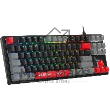 Клавиатура A4Tech S310N механическая черный/красный USB Multimedia for gamer LED кабель 1.8м