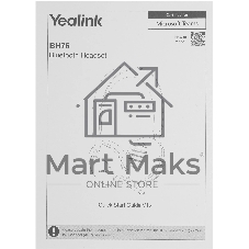 Гарнитура Yealink BH76 UC чёрный, беспроводная, Bluetooth, до 35 ч