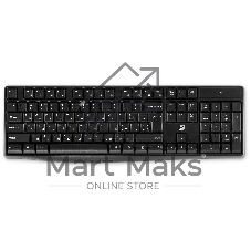 Комплект клавиатура+мышь Oklick S260W беспроводной, USB, 1600 DPI, чёрный