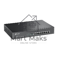 Коммутатор TP-Link TL-SG1008MP 8-портовый настольный/монтируемый в стойку гигабитный коммутатор с 8 портами PoE+