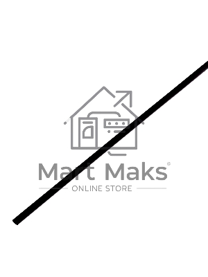 Термоусадочная трубка 4,0/2,0 мм, черная, упаковка 50 шт. по 1 м PROconnect