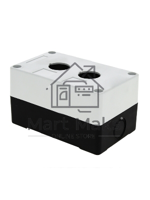 Корпус КП 102 2 кнопки белый EKF cpb-102-w