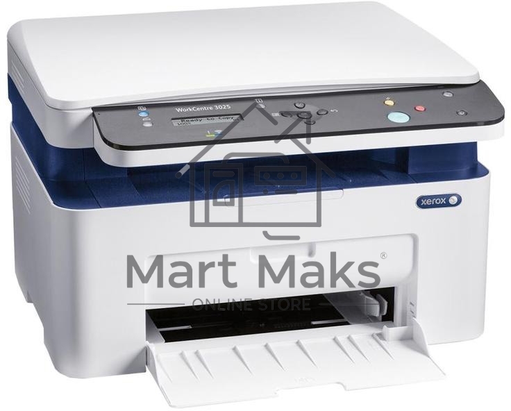 МФУ лазерный Xerox WorkCentre 3025BI (WC3025BI#), A4, ч/б, печ. до 20 стр/мин., скан. до 17 стр/мин. (ч/б) 4 стр/мин. (цвет), 1200 x 1200 dpi (печать) 600 x 600 dpi (скан.), Wi-Fi, USB, Air Print