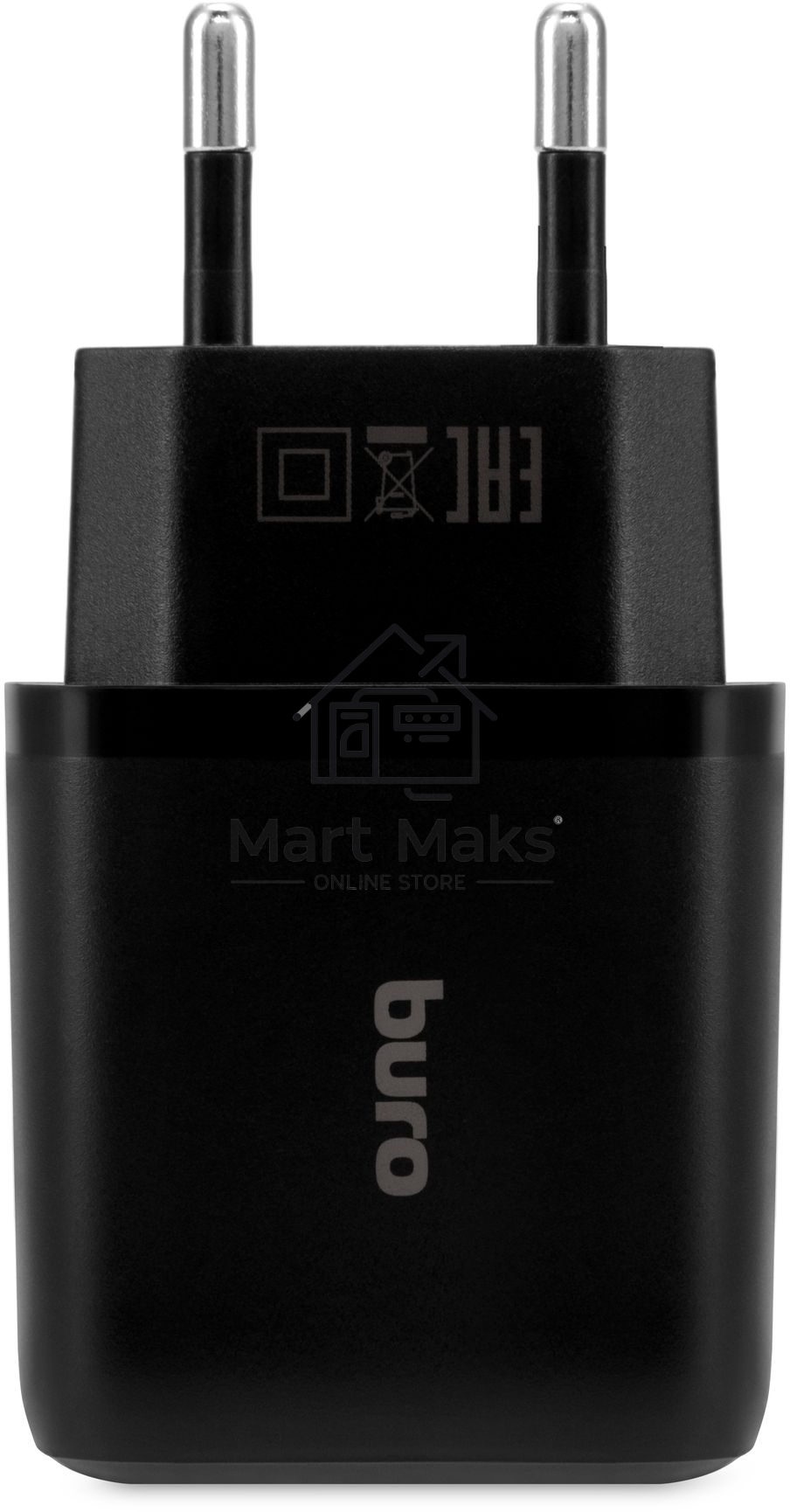 Сетевое зарядное устройство Buro BUWH1 15.5W 3.1A 2xUSB универсальное черный