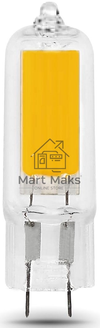 Лампа Gauss LED G4 AC220-240V 5.5W 3000K Glass 1/10/200
