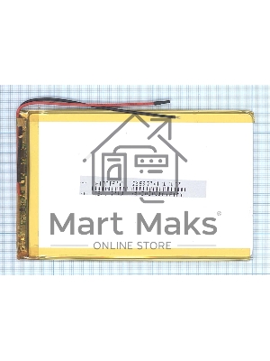 Аккумулятор Li-Pol (батарея) 2.5*74*117мм 2pin 3.7V/4000mAh