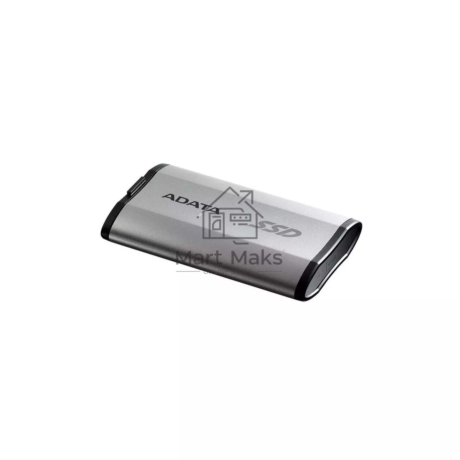 Внешний накопитель SSD A-DATA SD810, External, USB 3.2 Type-C, 500GB [R/W -2000/2000 MB/s] серый