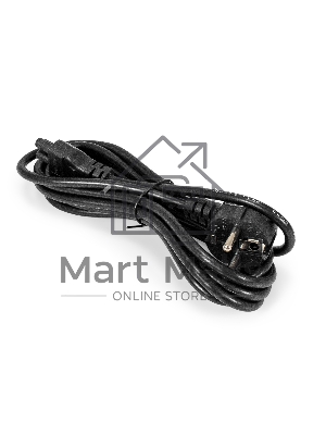 Кабель питания ноутбуков ExeGate Special PC5-3S (Евровилка Schuko->C5, 3*0.5мм2, CCA, черный, 3м)