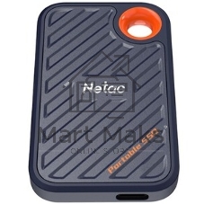 Внешний SSD Netac ZX20, 2TB, USB 3.2 Gen 2x2 Type-C, R/W 2000/1800, черный