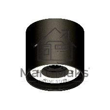 Корпус светильника C8142 SBK черный песок D85*H80mm GX53