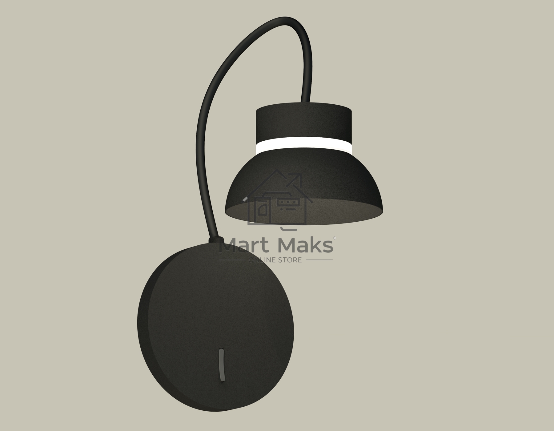 Светильник Ambrella light XB9596100 SBK/FR черный песок/белый матовый GX53 (C9596, N8141)