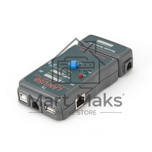 Тестер LAN Cablexpert NCT-2, 100/1000 Base-TX, для UTP, STP, RJ-11, USB-кабеля