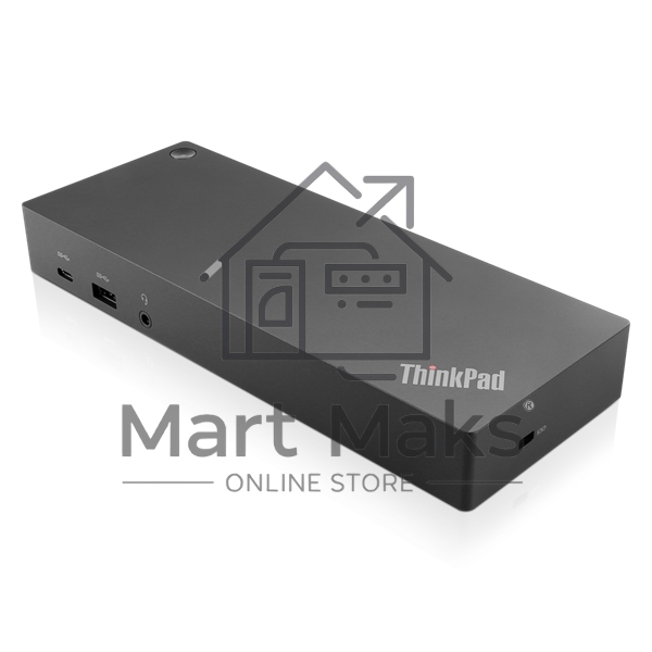 Док-станция Lenovo ThinkPad Hybrid USB-C with USB-A (2x DP, 2x HDMI, 3x USB A 3.1 Gen 2, 2x USB 2.0 1x USB Type-C, 1x RJ-45, 1x Combo Audio Jack 3.5mm/Kensington Lock, USB-C cable with USB-C to USB-A dongle/Up to 2 ext monitors (40AF0135EU)