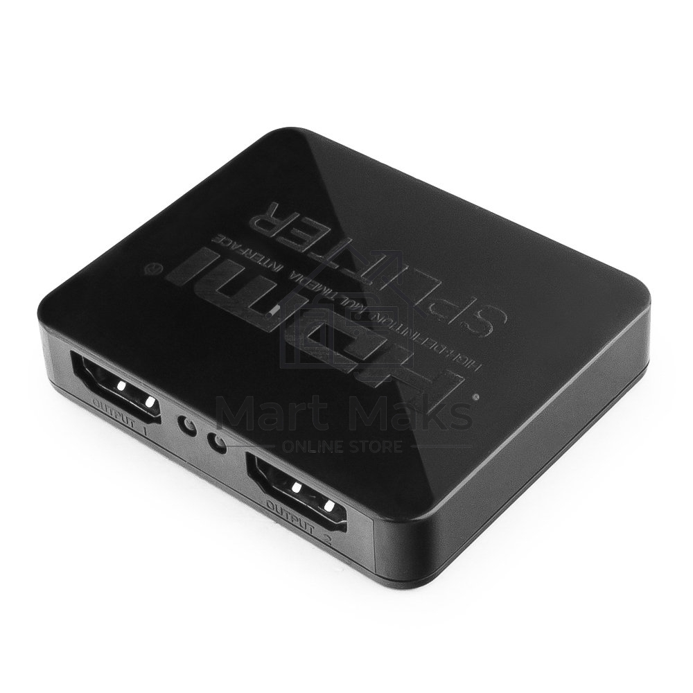 Разветвитель HDMI Cablexpert DSP-2PH4-03, HD19F/2x19F, 1 компьютер => 2 монитора, Full-HD, 3D, 1.4v